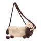 thumbnail image 1 of Bolso Pequeño Hombro para Mujer Tejido en Forma Oveja Ganchillo Compras, 1 of 9