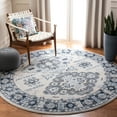 thumbnail image 5 of SAFAVIEH Harbor Braganza Floral Bordered Runner Rug, Blue/Cream, 2'3" x 8', 5 of 5