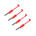 thumbnail image 4 of Clips para Carrocería Coche RC Con Lengüetas Tracción Enchufe Carcasa () Rojo, 4 of 9