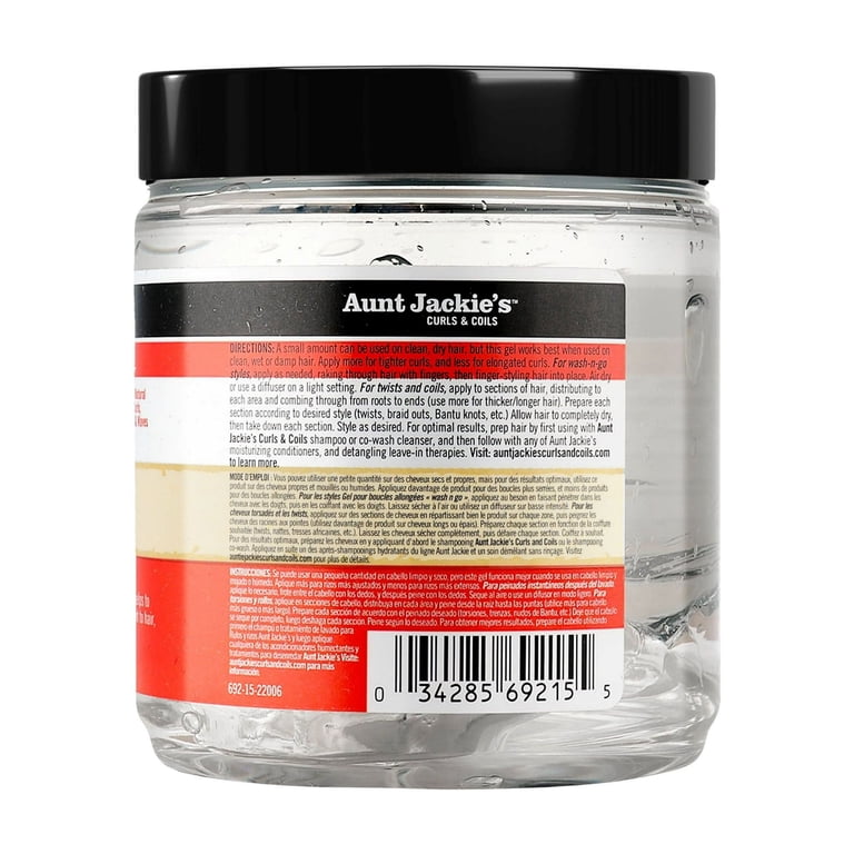 Aunt Jackie's Hair Nourishing Flaxseed Elongating Curling Gel, 15
