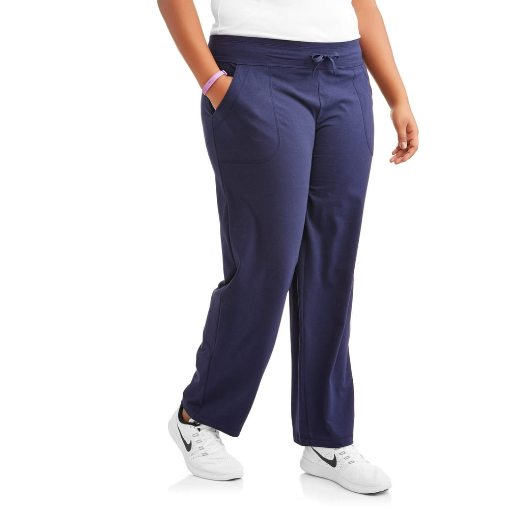 athletic works women's knit lounge pant with pockets