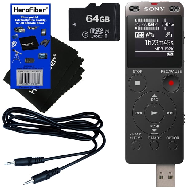 Sony ICDUX560 Stereo Digital Voice Recorder with Direct USB & Builtin