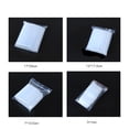 thumbnail image 4 of Homeholiday 100pcs Zip Lock Bags Clear Food Storage Package Jewelry Packing Reclosable Vacuum Fresh Keeping Pouch, 4 of 8