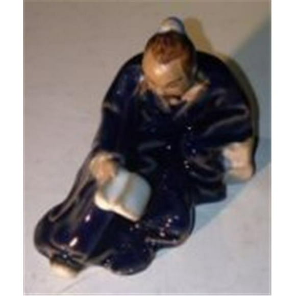 Bonsai Boy e3280 Ceramic Figurine - Man Reading Book