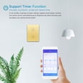 thumbnail image 4 of Oefntac jusqu'à 40 % de Réduction Cadeaux Interrupteurs Intelligents, Interrupteurs Muraux Wi-Fi Intelligents, Interrupteurs Tactiles Wi-Fi 2.4ghz pour Interrupteurs Muraux US, 4 of 8