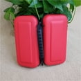 thumbnail image 1 of Raindrops Handheld Game Console Bag 1Set Red PU Gamepad Storage For Travel, 1 of 7