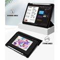 thumbnail image 4 of Funda para iPad ipad pro11 (2021/2020), funda de cuero veteado de PU con soporte y función de activación/suspensión automática, 4 of 4