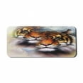 thumbnail image 1 of Safari Computer Mouse Pad, Double Exposure Tiger Collage with 2 Overlapping Images Oriental Mandala Backdrop, Rectangle Non-Slip Rubber Mousepad X-Large, 35" x 15", Multicolor, by Ambesonne, 1 of 2