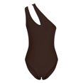 thumbnail image 4 of Ohufall Jumpsuits for Women, Sexy Pure Cotton Ribbed One Shoulder Hollowed Out Jumpsuit Overalls Women, Rompers for Women, Onesie for Women, 4 of 8
