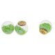 thumbnail image 5 of 12 Unidades 16mm Crystal Glass Balls Ear Stud Backs Chaquetas Pendientes Heart Ball Pendientes Ear Stud DIY Double Pendientes verde BLESIY Crystal Ball Stud Earrings, 5 of 8