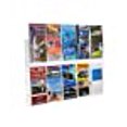 thumbnail image 3 of SOURCEONE.ORG Source One Deluxe Clear Acrylic 10-Pocket Wall Mount Trifold, 3 of 6