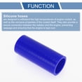 thumbnail image 4 of Unique Bargains 1 Pcs 35mm/1.38" ID 100mm/3.94" Length 0 Degree Blue Car Silicone Hose Coolant Hose Universal, 4 of 7