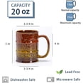 thumbnail image 3 of 20 Oz Coffee Cups- Mug, Large Ceramic Coffee Mugs,  Pottery Mug,  Cups with Handle for Office and , Dishwasher and Microwave Safe (Orange & Yellow), 3 of 7