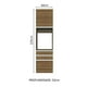 thumbnail image 2 of Mueble de Cocina Para Horno Madesa Glamy 60 cm 1 Puerta y 3 Cajones Marrón, 2 of 5