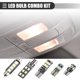 thumbnail image 2 of Kit de luces interiores LED para automóvil universal T10 bombillas de 24/25/32/34/41mm plástico metal multicolor 1 set, 2 of 7