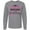 AC-Heather Grey, variant on Inktastic My Daughter is a Survivor Breast Cancer Awareness Long Sleeve T-Shirt