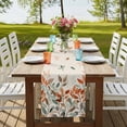 thumbnail image 4 of Table Runners 70 Inches Long Dress Scarves, Vintage Leaves Farmhouse Coffee/Dining/Kitchen Table Decor, Holiday Table Runner, Summer Botanical Pastoral Watercolor Rustic 13x70 Inch, 4 of 9