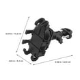 thumbnail image 2 of unbranded Soporte Para Teléfono Negro Con Rotación 360 Y Anti Vibración Para Motocicleta Y, 2 of 8