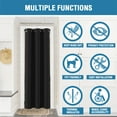 thumbnail image 4 of H.VERSAILTEX Contemporary Blackout Grommet Curtains, 42" x 80", 1 Panel, Black, 4 of 8