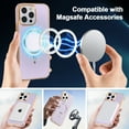 thumbnail image 6 of ELEHOLD Case for iPhone 16 Pro Max, Glossy Magnetic Phone Case, Shockproof Slim Cover,Purple, 6 of 7