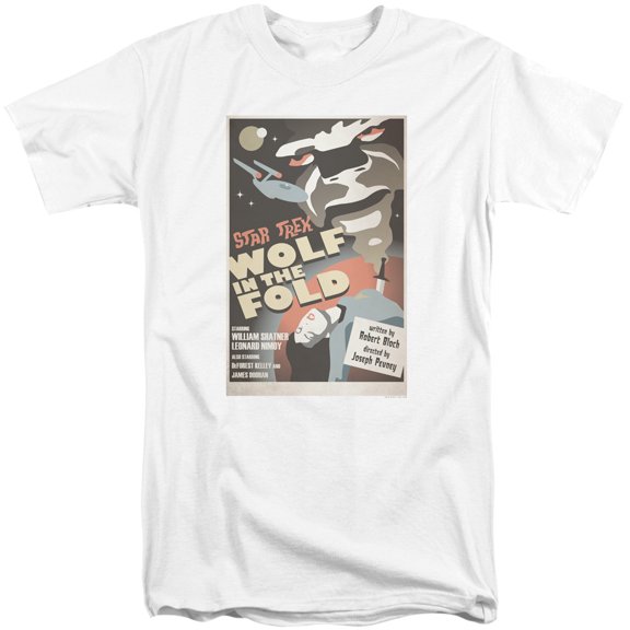 Star Trek Tos Episode 43 Adult Tall T-Shirt 18/1 T-Shirt White