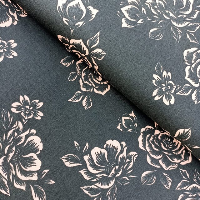 Tela Tricoline 100% Algodón 25cm x 1.50m Estampados Florales 2 | Manualidades | Labor de retazos Deng Xun unisex