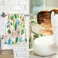 thumbnail image 7 of Yayeee 2 Pack Hand Towels for Bathroom 100% Cotton 16" x 28" Soft Absorbent Kitchen Towel, Retro Blue Floral, 7 of 7