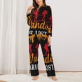 thumbnail image 2 of Kdxio Not All Who Wander Are Lost Hiking Women's Pajama Sets Long Sleeve Button Down Sleepwear Nightwear Soft Pjs Lounge Sets-Medium, 2 of 7