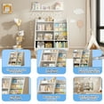 thumbnail image 6 of Miniyam 3-tier Bookshelf and Toy Organizer for Kids, White, 6 of 7