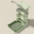 thumbnail image 4 of Pot Lid Organizer For Cabinet 3-Tier Multi-functional Pot Cover Green, 4 of 5