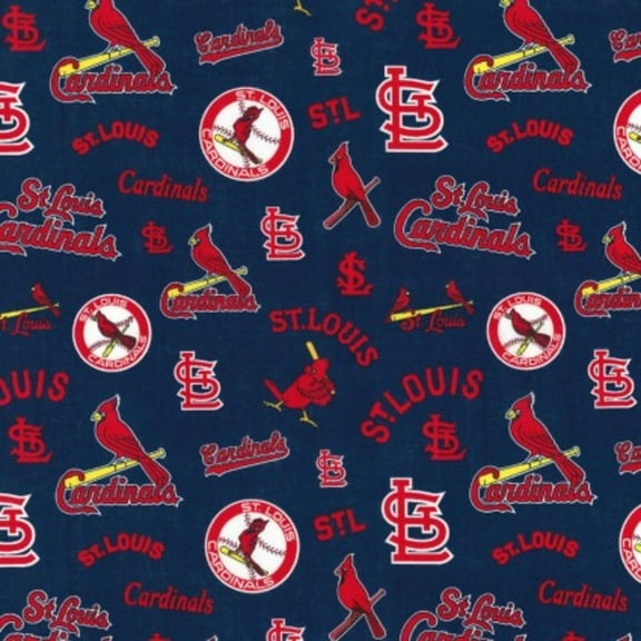 Minnesota Cardinals MLB National League Central Cotton Fabric (1 yard)