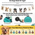 thumbnail image 3 of Silent Dog Tag Personalized Engraved with Name Rubber Lightweight Waterproof Rustproof Silicone Pet ID Tag for Dogs Cats Soundless Round Pet Name Tag with Free Engraving, 3 of 9