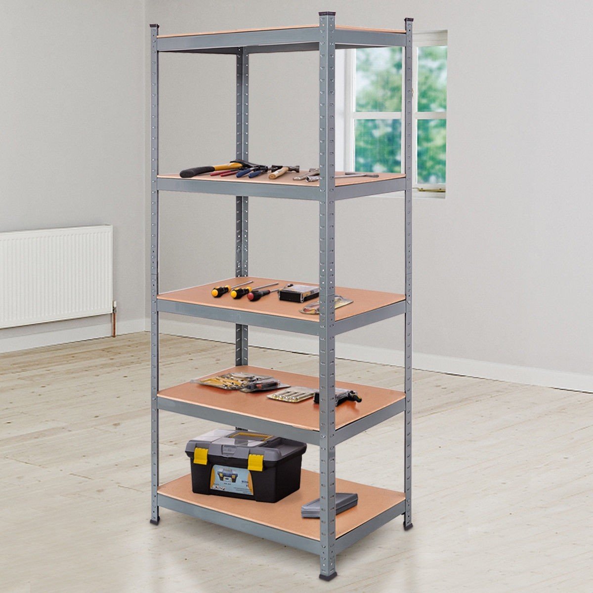 71" Heavy Duty Steel Adjustable 5 Level Storage Shelves Walmart Canada