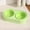 Green, variant on Double Dog Cat Food Bowls, ABS Pet Bowls Dog Water Bowls with No-Spill and Non-Skid PP Station, Food Water Feeder for Cats and Small Dogs(13.2Inch,Pink)