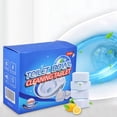 thumbnail image 2 of Toilet Bowl Cleaner Tablets, Automatic Bleach Toilet Tank Cleaners, Bathroom Long-Lasting Freshness, Slow-Releasing Deodorizing & Descaling 12Pc, 2 of 8