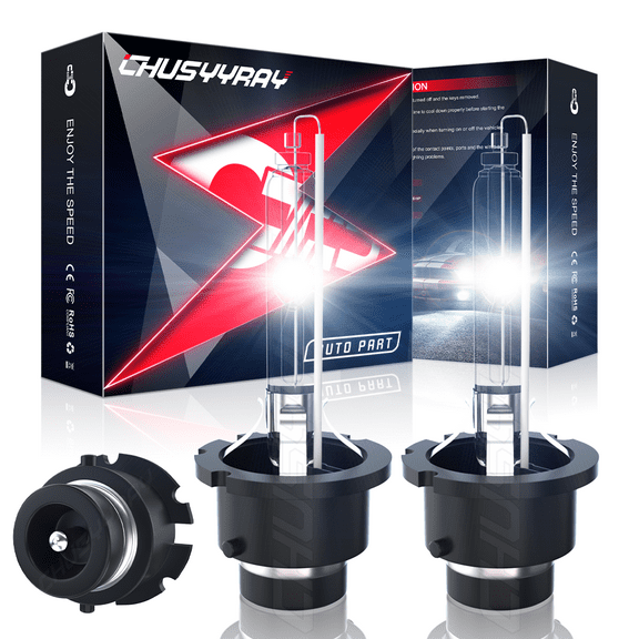 CHUSYYRAY White HID 6000K Automotive Bulb fits Acura MDX 2 Pack