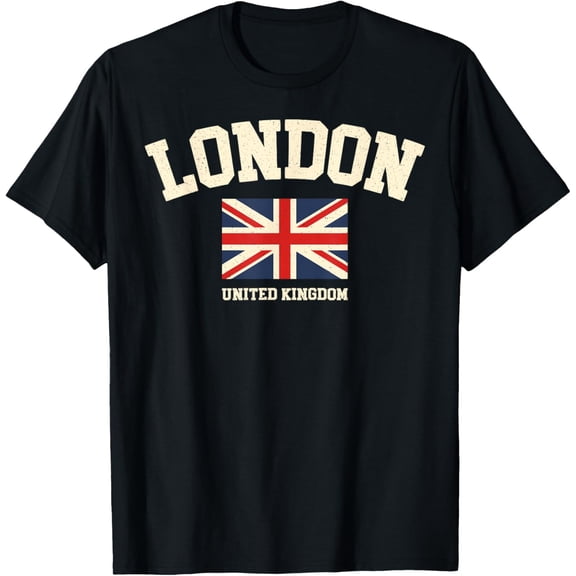 t-shirt Vintage London England United Kingdom Souvenir Retro Graphic T-Shirt.