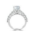 thumbnail image 2 of Bague de Fiançailles en Diamant 2 Carats Taille Ronde Solitaire Or Blanc 14 K, 2 of 4