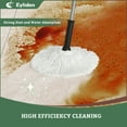 thumbnail image 6 of Eyliden Reusable Wet Dry Twist Mop—Microfiber Floor Mop, Hands Free, Model: JX-01, 6 of 7