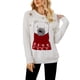 thumbnail image 1 of Suéter De Mujer, Suéter De Cuello Redondo Para Mujer Para Fiesta ANGGREK Blanco S, 1 of 8