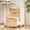 White&Oak, variant on Fluted 3-Drawer Mobile Filing Cabinet with Lock Walnut