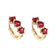 thumbnail image 4 of ADDHAT 1Par Pendientes Elegantes Dorados De Para Mujer Complemento Formal Y Casual, 4 of 8