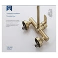 thumbnail image 3 of Kitchen Brushed Gold Wall Mounted Faucet, Rotation Stainless Steel Lead Free Sink Water Mixer Tap ,Built To Last, 3 of 5