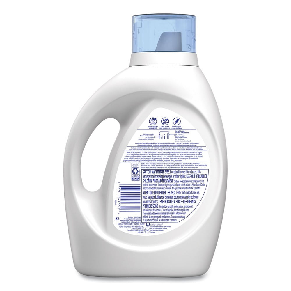 92 oz Bottle Free and Gentle Liquid Laundry Detergent - Unscented (1/Carton)