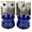 Blue, variant on YAHHU 1 Pair Nab Hub Adapter Polished Aluminium Alloy 10in Opener Universal Loading Device Red (10 inches / 25.4 cm)