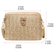 thumbnail image 4 of Women Fashion Handbag Shoulder Bag Ladies Summer Straw Woven Crossbody Tote, 4 of 19