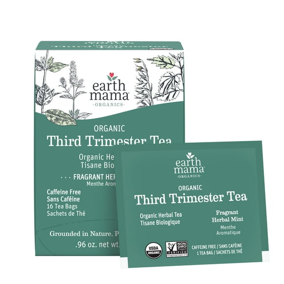Thé biologique Earth Mama du troisième trimestre Tisane en fin de grossesse