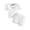 White, variant on Kids Girl Clothes Baby Girl Flower Outfit Puff Sleeve Ruffle Top & Bloomers 2-Piece Clothing Set