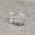 thumbnail image 6 of Natural Rose Quartz Ring, Raw Quartz Gemstone Ring, Birthstone, Designer, 925 Sterling Silver, Womens Ring, Christmas, Adjustable Ring, Handmade, Statement Jewelry, Rough Jewelry, 6 of 6