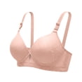 thumbnail image 2 of Push up Bra for Women Lace Print Bras No Underwire Brassiere Full Cup Breathable Support Bra, 2 of 8